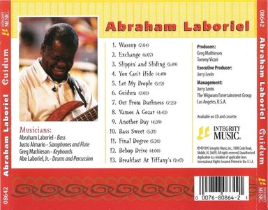 Abraham Laboriel - Guidum 아브라함 라보리엘 (CD)